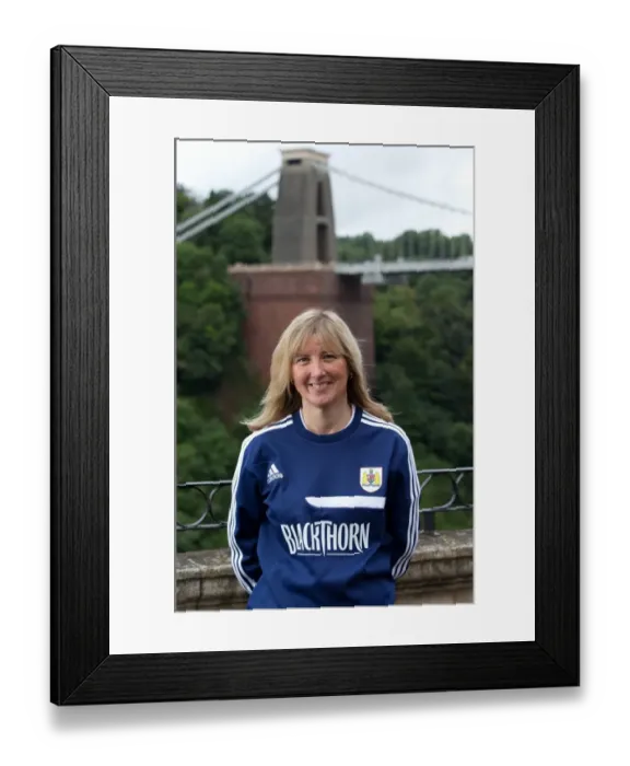 Framed Print : Bristol City Football Club: Team Photo Session at Avon Gorge Hotel with Donna Venables