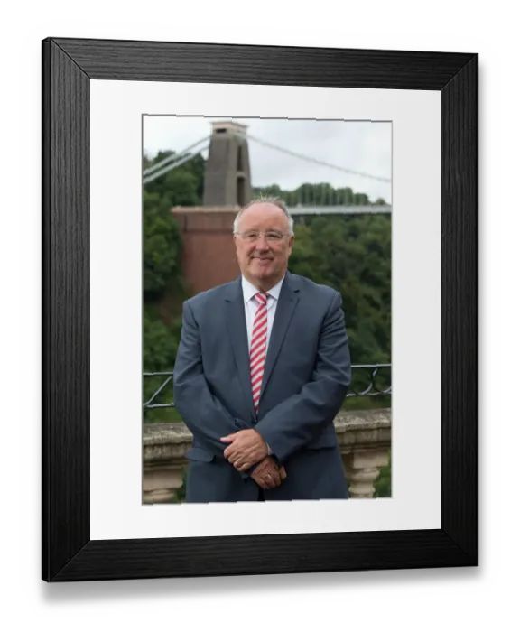 Framed Print : Bristol City Football Club: Director of Football Keith Burt at Team Photo Call, Avon Gorge Hotel, 2013