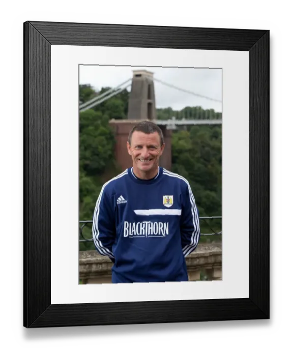 Framed Print : Bristol City Football Club: Under-21 Team Photo at Avon Gorge Hotel with Coach Mark O'Connor
