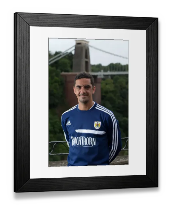 Framed Print : Bristol City Football Team: Head Shots at Avon Gorge Hotel