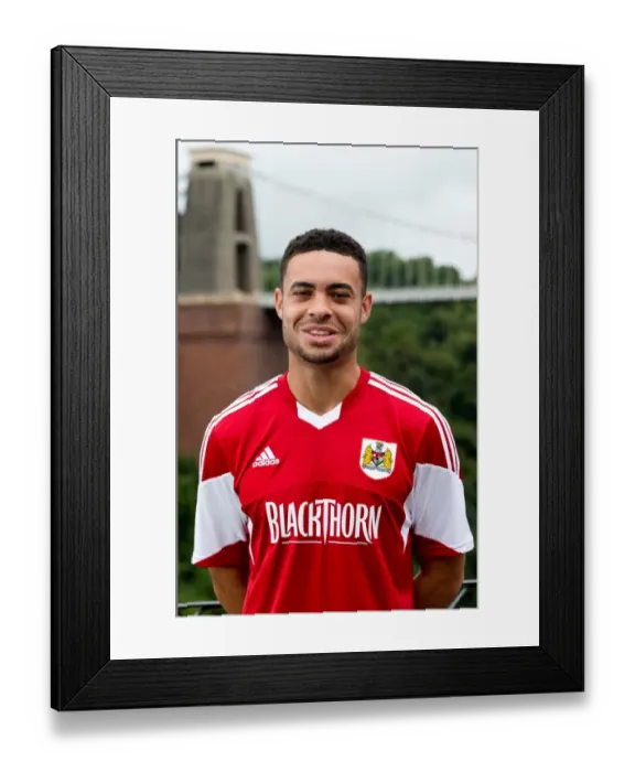 Framed Print : Bristol City Football Club: Derrick Williams Pre-Season Portraits at Avon Gorge Hotel Framed Print : Bristol City Football Club: Derrick Williams Pre-Season Portraits at Avon Gorge Hotel