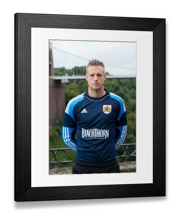 Framed Print : Bristol City FC: Elliot Parish at Avon Gorge Hotel Near Clifton Suspension Bridge - July 2013 (Football Portrait) Framed Print : Bristol City FC: Elliot Parish at Avon Gorge Hotel Near Clifton Suspension Bridge - July 2013 (Football Portrait)