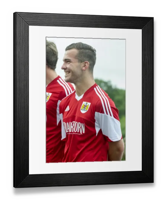 Framed Print : Bristol City Football Team: Mitch Brundle Laughs it Up at Avon Gorge Hotel (Team Photo) Framed Print : Bristol City Football Team: Mitch Brundle Laughs it Up at Avon Gorge Hotel (Team Photo)