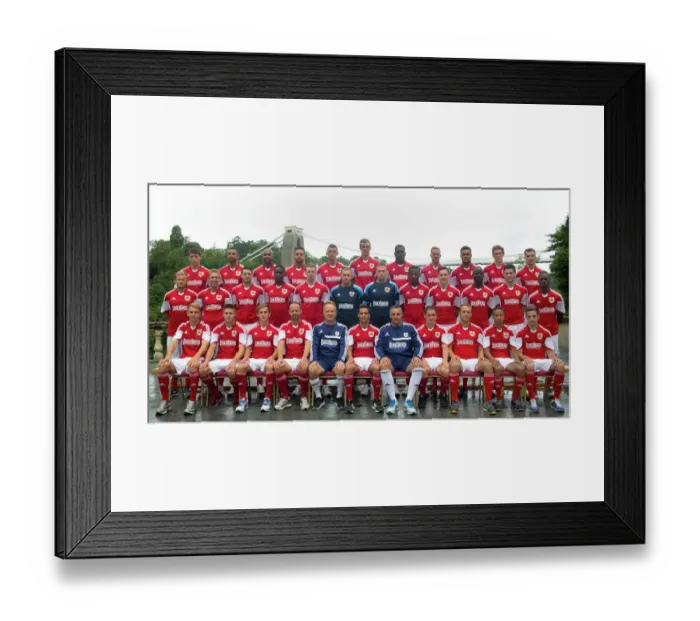 Framed Print : Bristol City Team Photo 2013  /  14