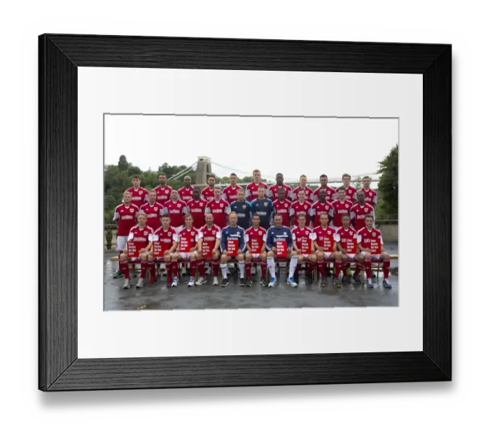Framed Print : Bristol City Football Team - 2013 Group Photo