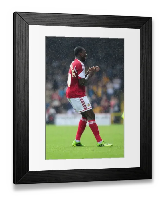 Framed Print : Jay Emmanuel-Thomas Scores the Opener: Bristol City vs Bradford City, Sky Bet League One, 2013 - Dougie Allward / JMP Framed Print : Jay Emmanuel-Thomas Scores the Opener: Bristol City vs Bradford City, Sky Bet League One, 2013 - Dougie Allward / JMP