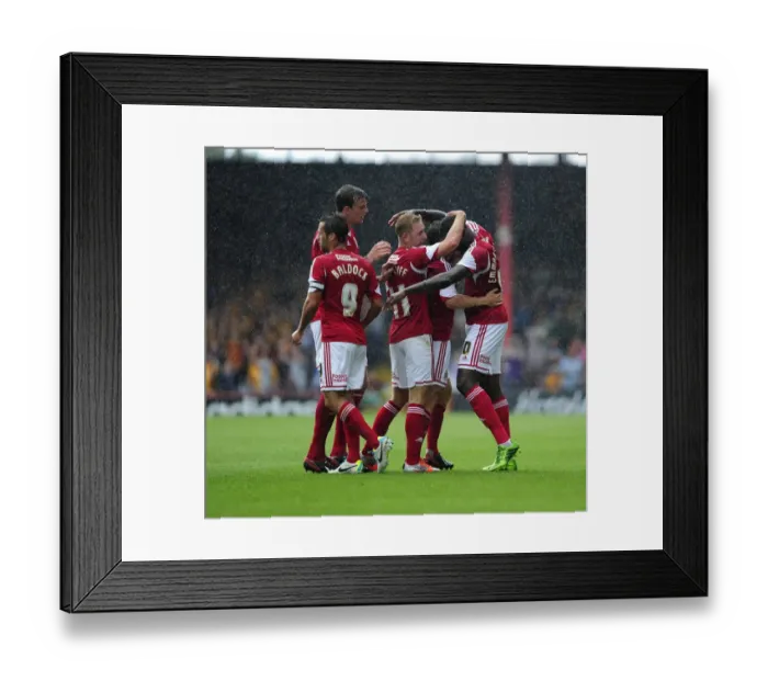 Framed Print : Thrilling Victory: Jay Emmanuel-Thomas Scores the Winning Goal for Bristol City Against Bradford City in Sky Bet League One (2013) Framed Print : Thrilling Victory: Jay Emmanuel-Thomas Scores the Winning Goal for Bristol City Against Bradford City in Sky Bet League One (2013)