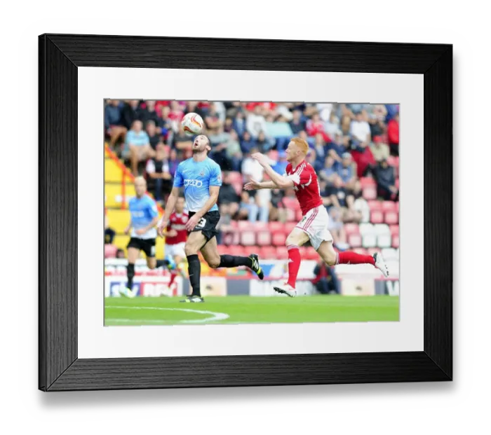 Framed Print : Bristol City vs Bradford City: Intense Moment between Ryan Taylor and Rory McArdle Framed Print : Bristol City vs Bradford City: Intense Moment between Ryan Taylor and Rory McArdle