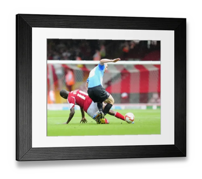 Framed Print : Intense Moment: Jordan Wynter Fouls Gary Jones in Sky Bet League One Clash between Bristol City and Bradford City Framed Print : Intense Moment: Jordan Wynter Fouls Gary Jones in Sky Bet League One Clash between Bristol City and Bradford City