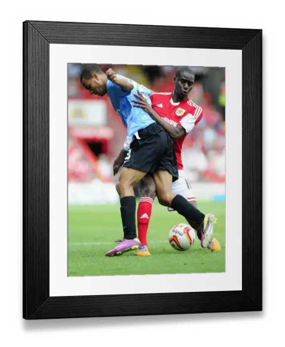 Framed Print : Bristol City's Jordan Wynter Makes a Challenge in Sky Bet League One (August 3, 2013): Ashton Gate - Bristol City vs Bradford City Framed Print : Bristol City's Jordan Wynter Makes a Challenge in Sky Bet League One (August 3, 2013): Ashton Gate - Bristol City vs Bradford City