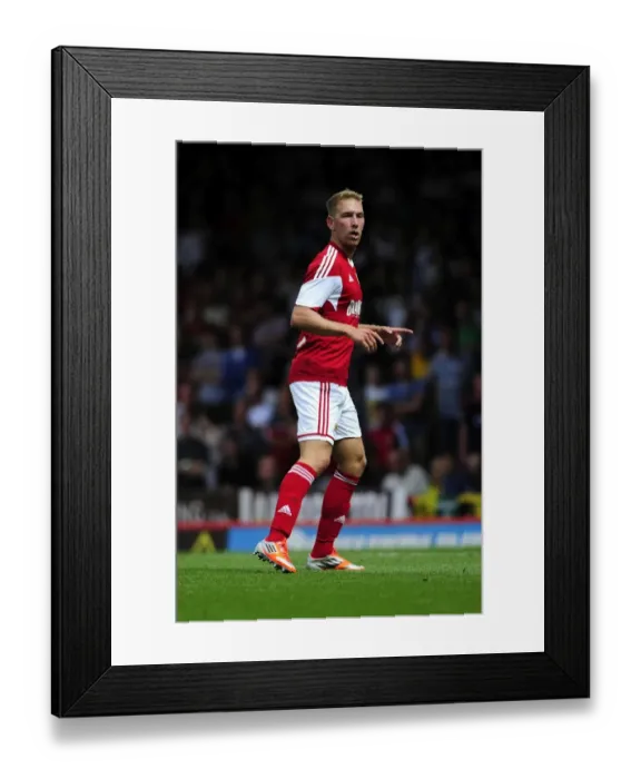 Framed Print : Scott Wagstaff in Action: Bristol City vs Bradford City, Sky Bet League One, 2013 Framed Print : Scott Wagstaff in Action: Bristol City vs Bradford City, Sky Bet League One, 2013