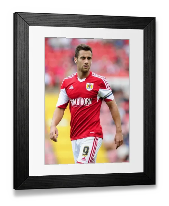 Framed Print : Bristol City vs Bradford City: Sam Baldock's Determined Performance at Ashton Gate, August 3, 2013 (Football Image) Framed Print : Bristol City vs Bradford City: Sam Baldock's Determined Performance at Ashton Gate, August 3, 2013 (Football Image)