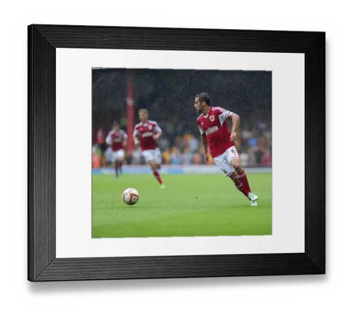 Framed Print : Determined Sam Baldock Sparks Bristol City's Victory over Bradford City, August 2013 Framed Print : Determined Sam Baldock Sparks Bristol City's Victory over Bradford City, August 2013