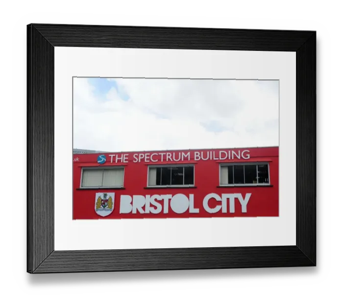 Framed Print : Bristol City vs Bradford City: Sky Bet League One Clash at Ashton Gate - August 3, 2013