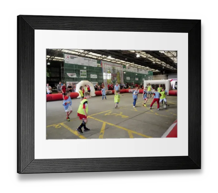 Framed Print : Bristol City vs Bradford City Rivalry: Sky Bet League One Clash at Ashton Gate (August 3, 2013)