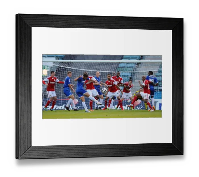 Framed Print : Bristol City's Frank Fielding Witnesses Chris Whelpdale's Missed Goal vs. Gillingham (06.08.2013) Framed Print : Bristol City's Frank Fielding Witnesses Chris Whelpdale's Missed Goal vs. Gillingham (06.08.2013)