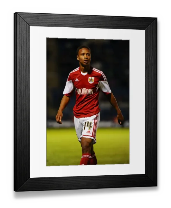Framed Print : Gillingham V Bristol City 060813