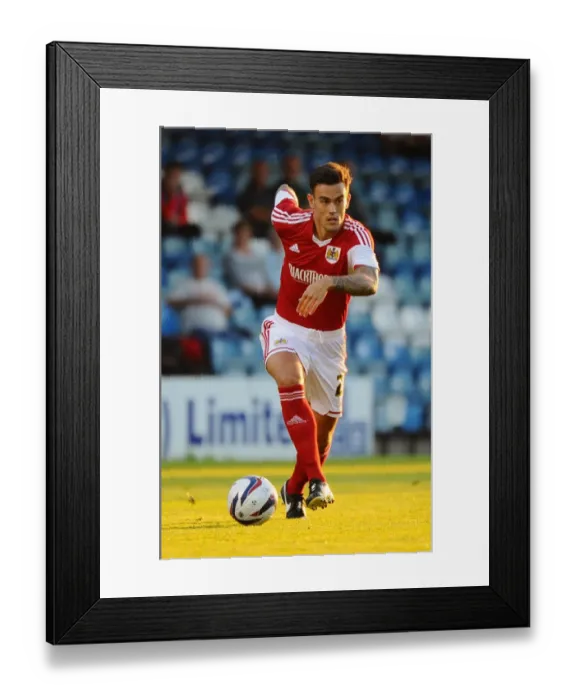 Framed Print : Marlon Pack in Action: Bristol City vs. Gillingham at Priestfield Stadium, 2013 Framed Print : Marlon Pack in Action: Bristol City vs. Gillingham at Priestfield Stadium, 2013