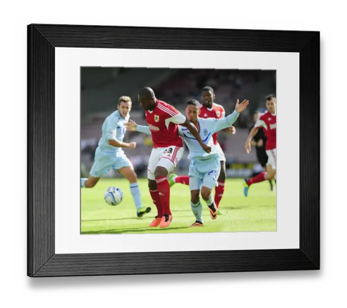 Framed Print : Marlon Harewood Clutches Ball from Jordan Clarke in Intense Coventry vs. Bristol City Football Match, Sky Bet League One Framed Print : Marlon Harewood Clutches Ball from Jordan Clarke in Intense Coventry vs. Bristol City Football Match, Sky Bet League One