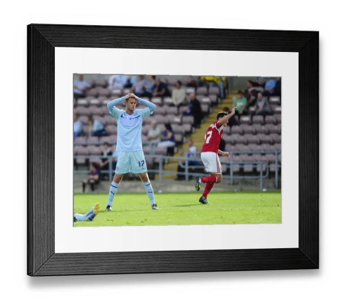 Framed Print : Dejected Billy Daniels of Coventry City After Conceding Goal vs. Bristol City (August 11, 2013) Framed Print : Dejected Billy Daniels of Coventry City After Conceding Goal vs. Bristol City (August 11, 2013)