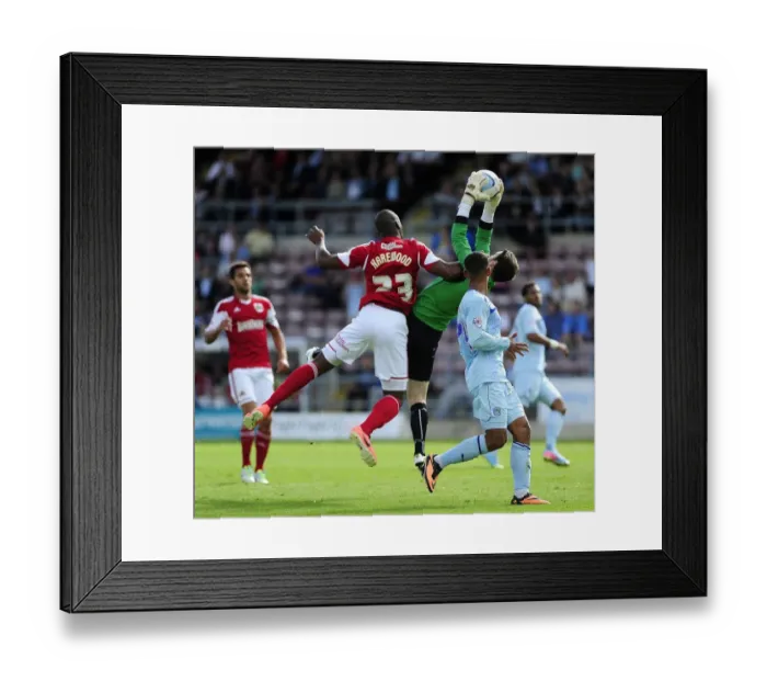 Framed Print : Marvin Elliott vs Joe Murphy Clash: Coventry vs Bristol City Football Rivalry, Sky Bet League One, 2013 Framed Print : Marvin Elliott vs Joe Murphy Clash: Coventry vs Bristol City Football Rivalry, Sky Bet League One, 2013