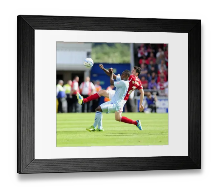 Framed Print : Bristol City vs Coventry: Moloney Clears Moussa's Threat, Sky Bet League One, 2013 Framed Print : Bristol City vs Coventry: Moloney Clears Moussa's Threat, Sky Bet League One, 2013