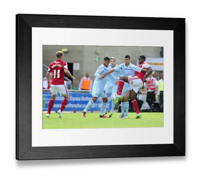 Framed Print : Jay Emmanuel-Thomas Takes a Shot: Coventry vs. Bristol City Football Rivalry, Sky Bet League One Framed Print : Jay Emmanuel-Thomas Takes a Shot: Coventry vs. Bristol City Football Rivalry, Sky Bet League One