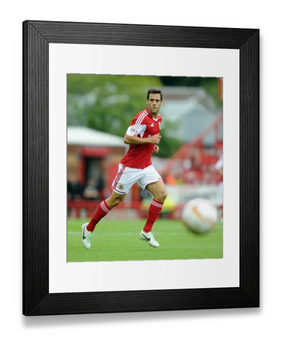 Framed Print : Bristol City's Sam Baldock Scores Against Wolves in Sky Bet League One Match at Ashton Gate, 2013