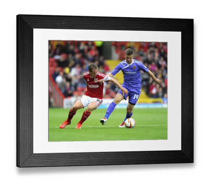 Framed Print : Battling for Supremacy: Neil Kilkenny vs. Lee Evans in the Heat of Bristol City vs. Wolves Rivalry Framed Print : Battling for Supremacy: Neil Kilkenny vs. Lee Evans in the Heat of Bristol City vs. Wolves Rivalry