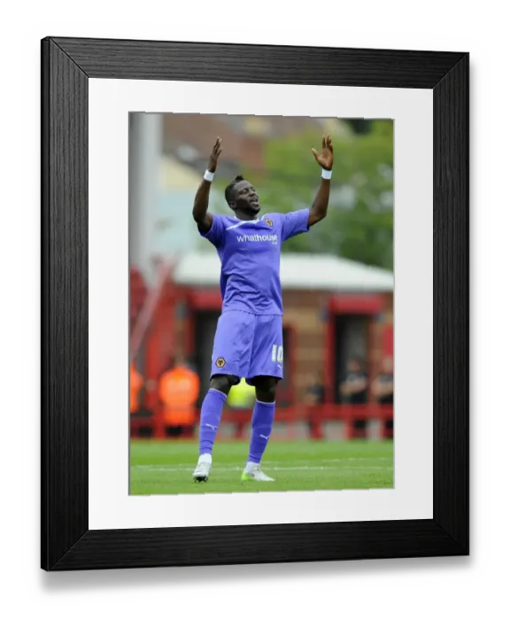 Framed Print : Bakary Sako's Euphoric Goal Celebration: A Thrilling Moment from Bristol City vs. Wolverhampton Wanderers in Sky Bet League One (August 13, 2013) Framed Print : Bakary Sako's Euphoric Goal Celebration: A Thrilling Moment from Bristol City vs. Wolverhampton Wanderers in Sky Bet League One (August 13, 2013)