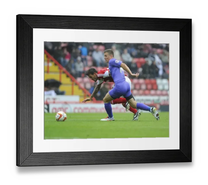 Framed Print : Intense Rivalry: Marlon Pack vs. Lee Evans - Battle at Ashton Gate Framed Print : Intense Rivalry: Marlon Pack vs. Lee Evans - Battle at Ashton Gate
