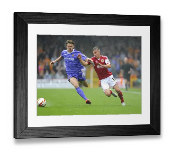 Framed Print : Bristol City vs. Wolves: The Clash of August 13, 2017 Framed Print : Bristol City vs. Wolves: The Clash of August 13, 2017