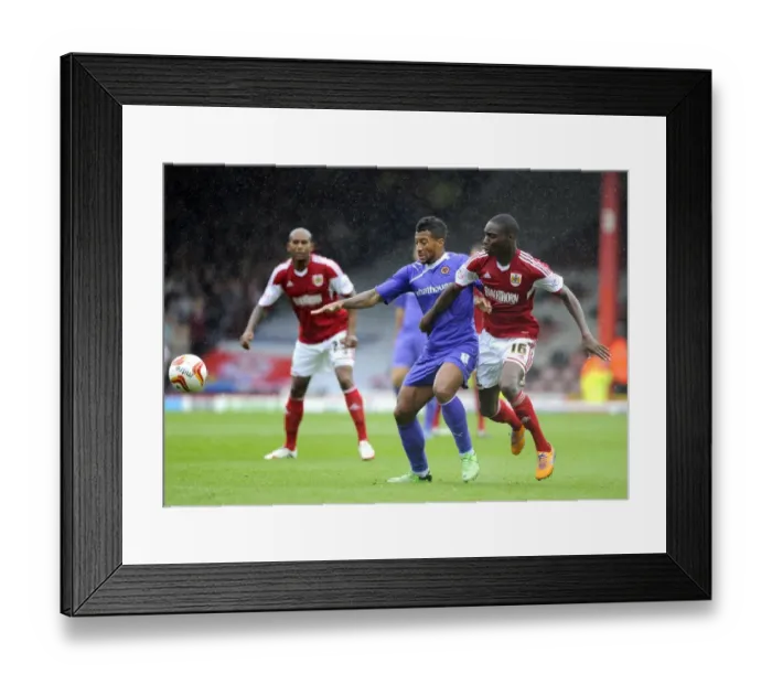 Framed Print : Bristol City vs. Wolves: Intense Battle Between Jordan Wynter and David Davis Framed Print : Bristol City vs. Wolves: Intense Battle Between Jordan Wynter and David Davis