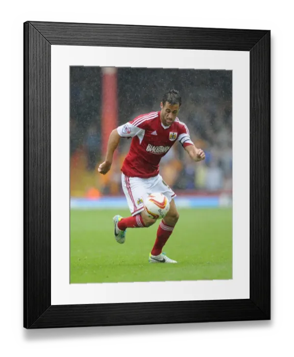 Framed Print : Bristol City vs. Wolves: The Exciting Clash of August 13, 2017