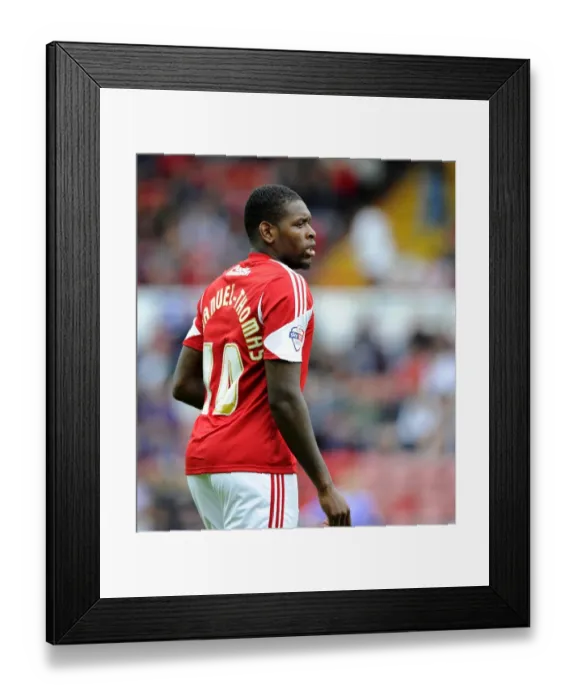 Framed Print : Jay Emmanuel-Thomas in Action for Bristol City Against Wolves (2013) Framed Print : Jay Emmanuel-Thomas in Action for Bristol City Against Wolves (2013)