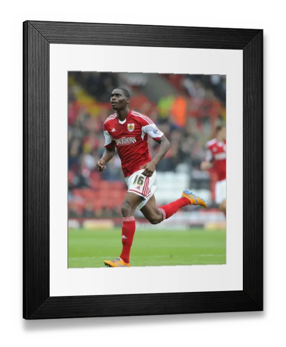 Framed Print : Bristol City vs Wolves: Jordan Wynter in Action at Ashton Gate, 2013 Framed Print : Bristol City vs Wolves: Jordan Wynter in Action at Ashton Gate, 2013