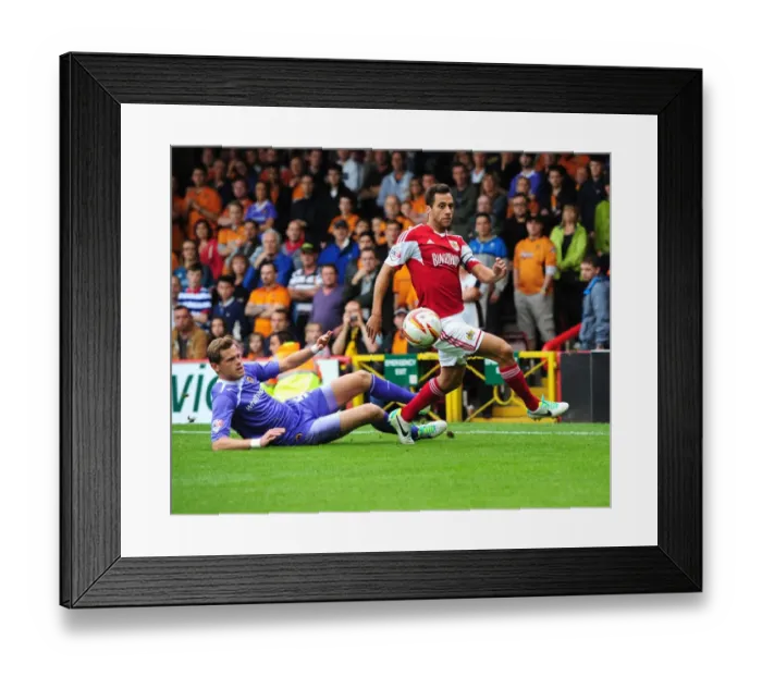 Framed Print : Battling Rivals: Sam Baldock vs. Richard Stearman - Intense Football Clash Framed Print : Battling Rivals: Sam Baldock vs. Richard Stearman - Intense Football Clash