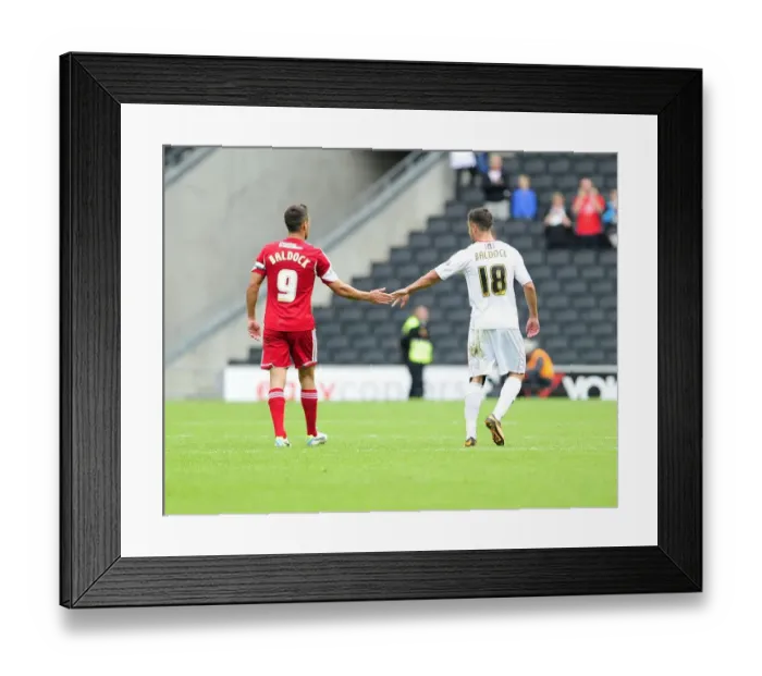Framed Print : Brothers in Football: A Heartwarming Moment of Celebration Framed Print : Brothers in Football: A Heartwarming Moment of Celebration