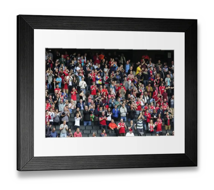 Framed Print : Bristol City Fans in Action at Milton Keynes Dons vs. Bristol City Football Match, Sky Bet League One, 2013 Framed Print : Bristol City Fans in Action at Milton Keynes Dons vs. Bristol City Football Match, Sky Bet League One, 2013