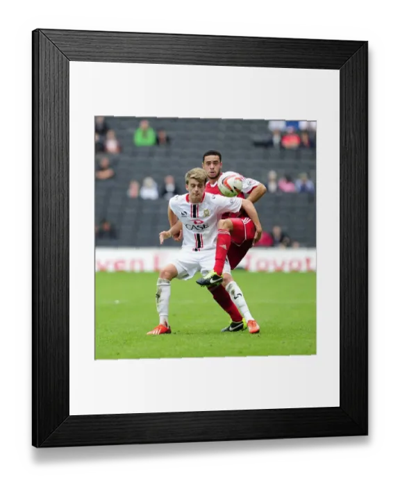 Framed Print : Intense Rivalry: Williams vs. Bamford - Battle for Possession in Bristol City vs. Milton Keynes Dons Framed Print : Intense Rivalry: Williams vs. Bamford - Battle for Possession in Bristol City vs. Milton Keynes Dons