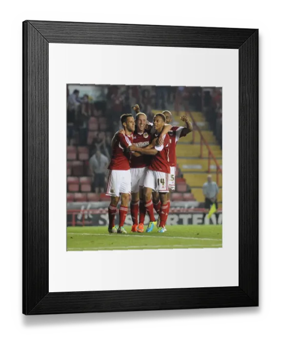 Framed Print : Scott Wagstaff's Thrilling Winning Goal: Bristol City Triumphs Over Crystal Palace in Capital One Cup Framed Print : Scott Wagstaff's Thrilling Winning Goal: Bristol City Triumphs Over Crystal Palace in Capital One Cup