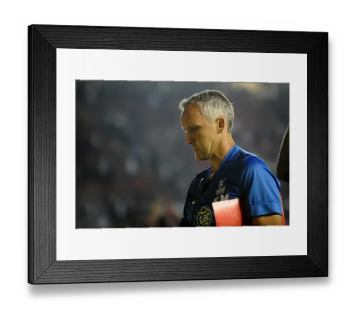 Framed Print : Keith Millen Disappointed as Bristol City Edge Past Crystal Palace in Cup Clash Framed Print : Keith Millen Disappointed as Bristol City Edge Past Crystal Palace in Cup Clash