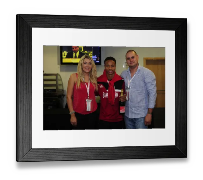 Framed Print : Bristol City vs Crystal Palace: Man of the Match Presentation at Ashton Gate, 2013