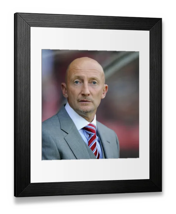 Framed Print : Ian Holloway Leads Crystal Palace Against Bristol City in Capital One Cup Clash, 2013