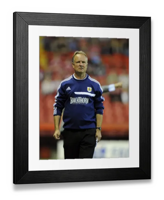 Framed Print : Sean O'Driscoll Guides Bristol City in Capital One Cup Battle against Crystal Palace, August 2013