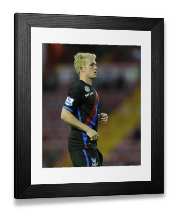 Framed Print : Bristol City vs Crystal Palace: Jonathan Williams Clash at Ashton Gate, Capital One Cup 2013
