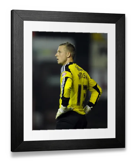 Framed Print : Elliott Parish in Action: Bristol City vs Crystal Palace, 2013