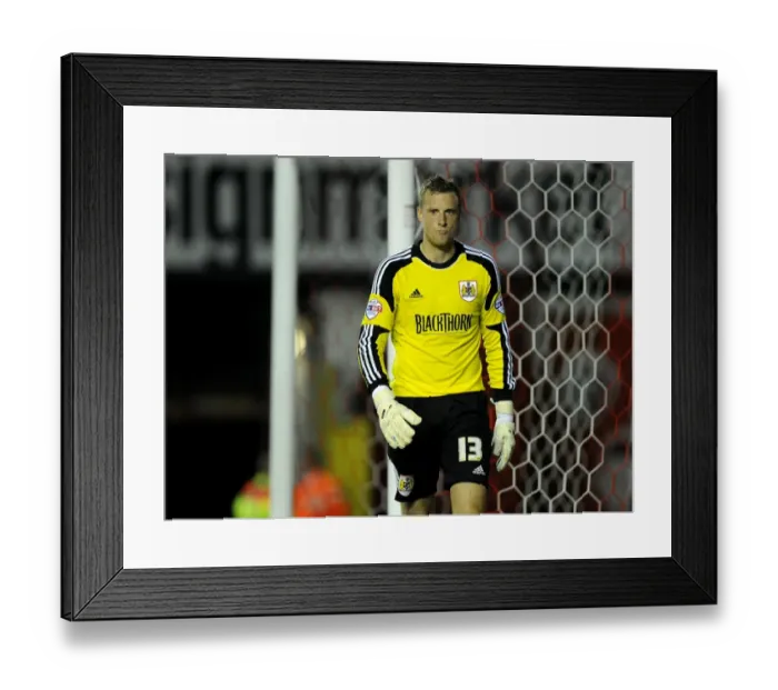Framed Print : Elliott Parish in Action: Bristol City vs Crystal Palace, Ashton Gate, 2013