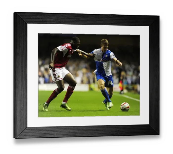 Framed Print : Bristol Derby: Intense Rivalry - Jay Emmanuel-Thomas vs Lee Brown Framed Print : Bristol Derby: Intense Rivalry - Jay Emmanuel-Thomas vs Lee Brown