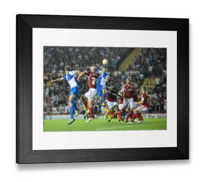 Framed Print : Bristol Derby: A Head-to-Head Battle - Bristol City vs. Bristol Rovers, Johnstone Paint Trophy 1st Round (September 4, 2013) Framed Print : Bristol Derby: A Head-to-Head Battle - Bristol City vs. Bristol Rovers, Johnstone Paint Trophy 1st Round (September 4, 2013)